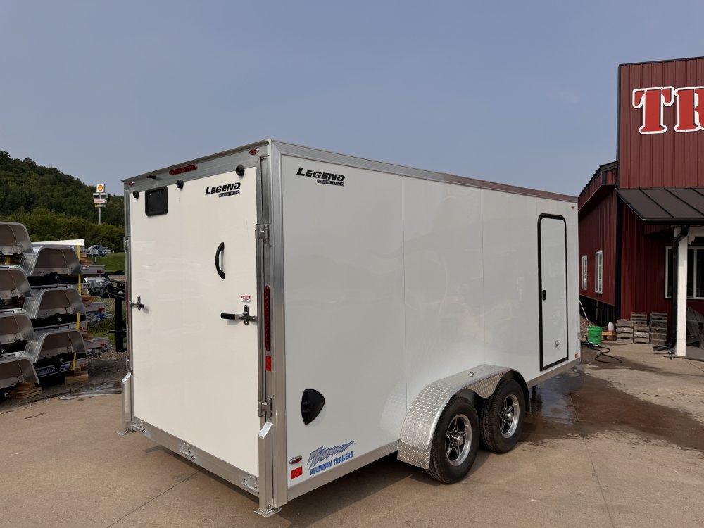 2025 Legend Trailers 7X16 Aluminum Thunder Cargo / Enclosed Trailer