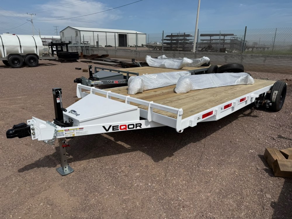 7'x18' Veqor Flatbed Car Hauler