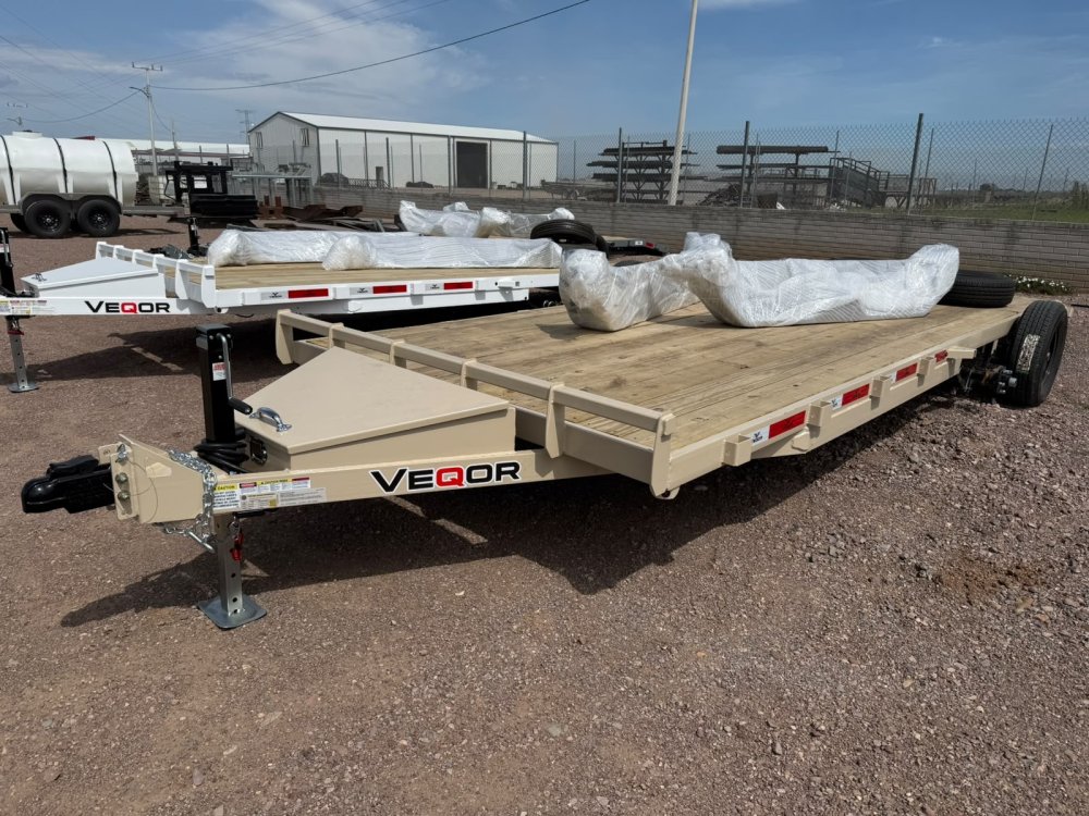 7'x20' Veqor Flatbed Car Hauler
