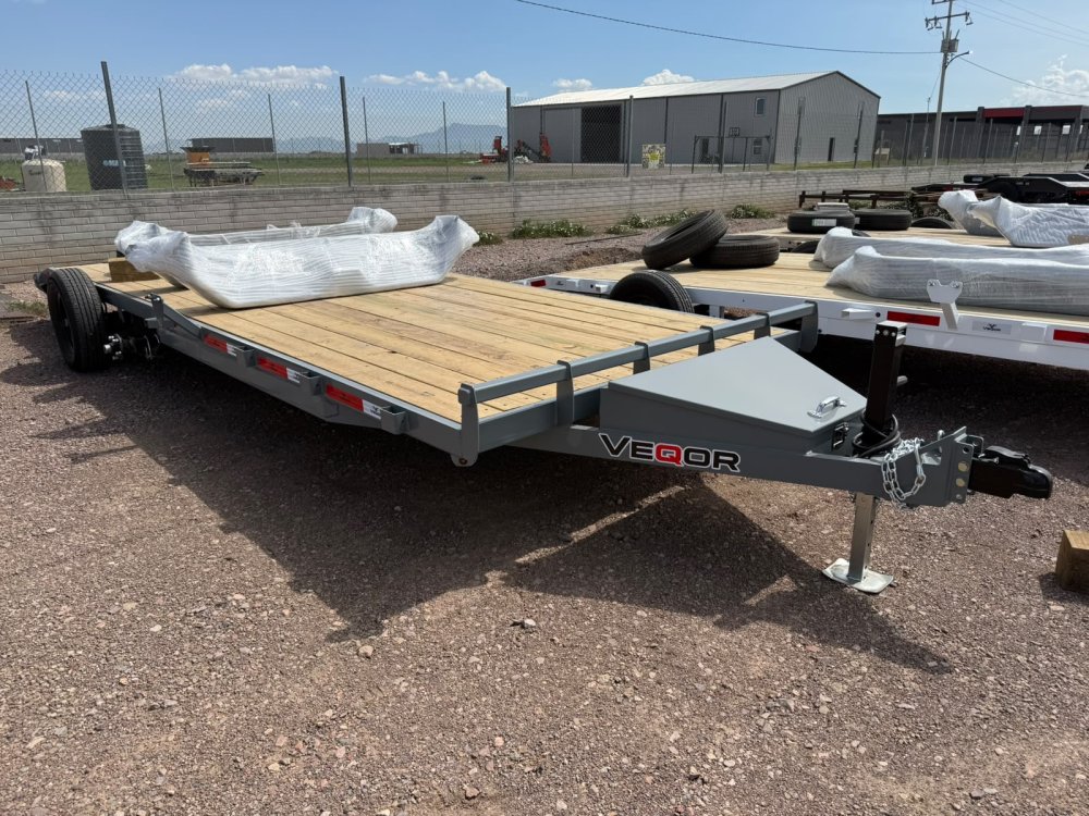 7'x20' Veqor Flatbed Car Hauler