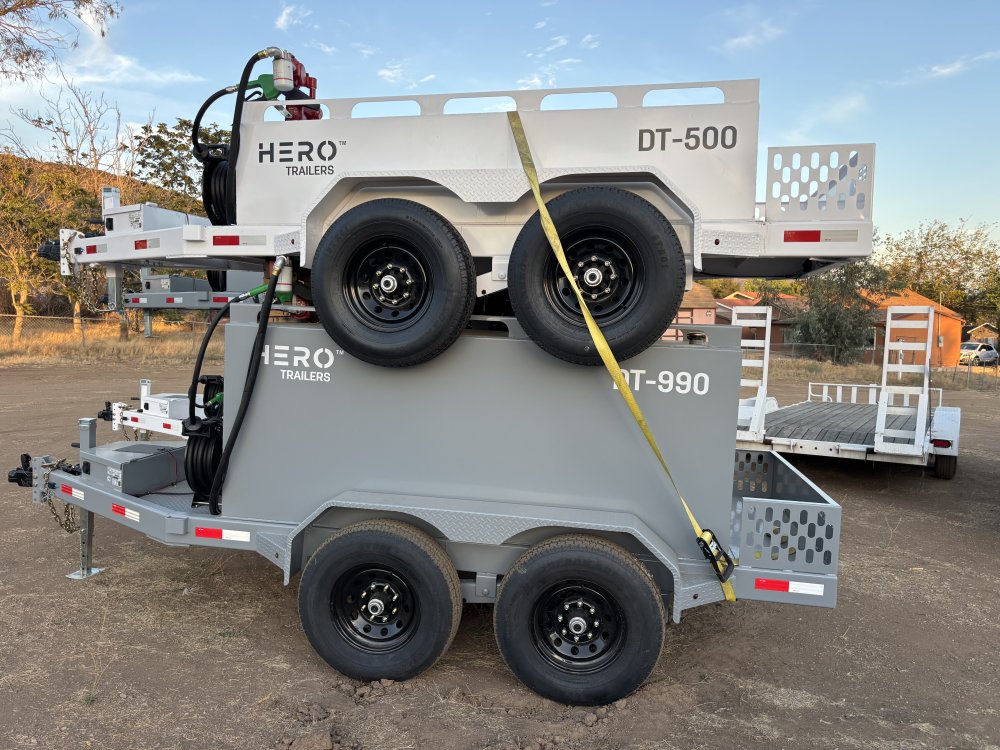 7'x15' Hero Fuel Trailers Fuel