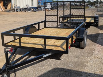 2027 Next Gen 6.5X10 Single 3.5k Axle Utility Trailer Tube Top Rail
