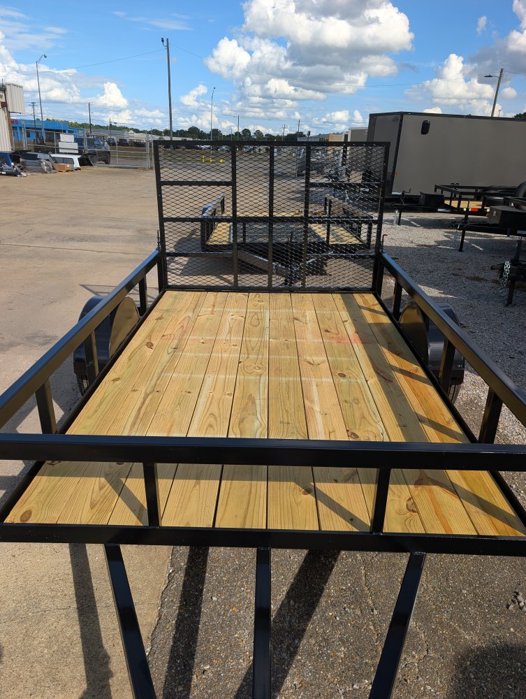2027 Next Gen 6.5X10 Single 3.5k Axle Utility Trailer Tube Top Rail