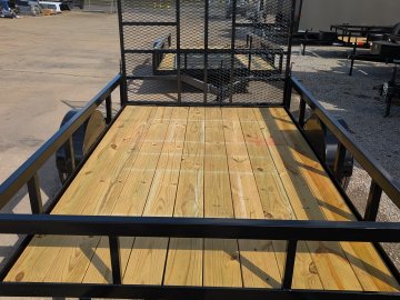 2027 Next Gen 6.5X10 Single 3.5k Axle Utility Trailer Tube Top Rail