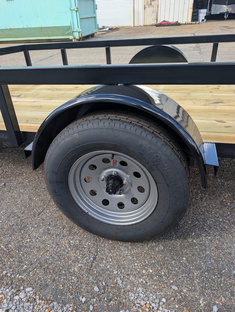 2027 Next Gen 6.5X10 Single 3.5k Axle Utility Trailer Tube Top Rail