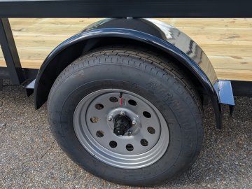 2027 Next Gen 6.5X10 Single 3.5k Axle Utility Trailer Tube Top Rail