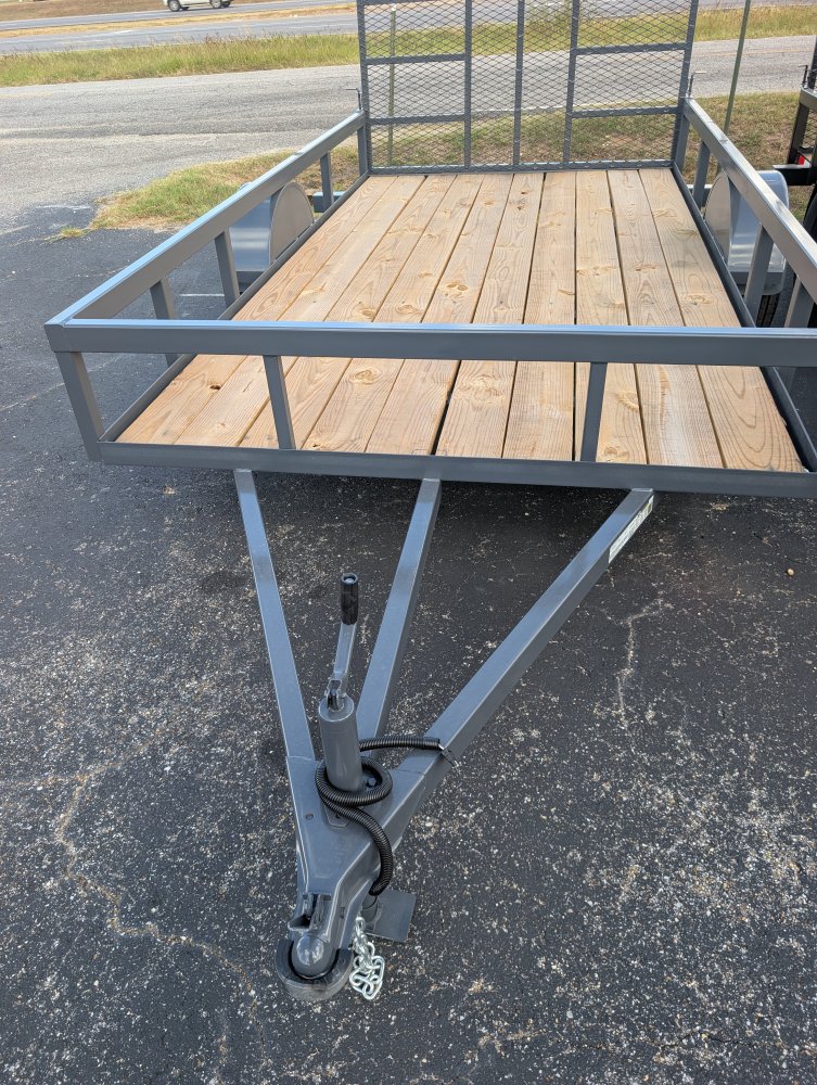 2026 NEXT GEN 6.5X12 Single 3.5k Axle Utility Trailer Tube Top Rail