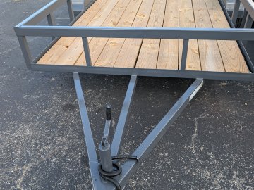 2026 NEXT GEN 6.5X12 Single 3.5k Axle Utility Trailer Tube Top Rail