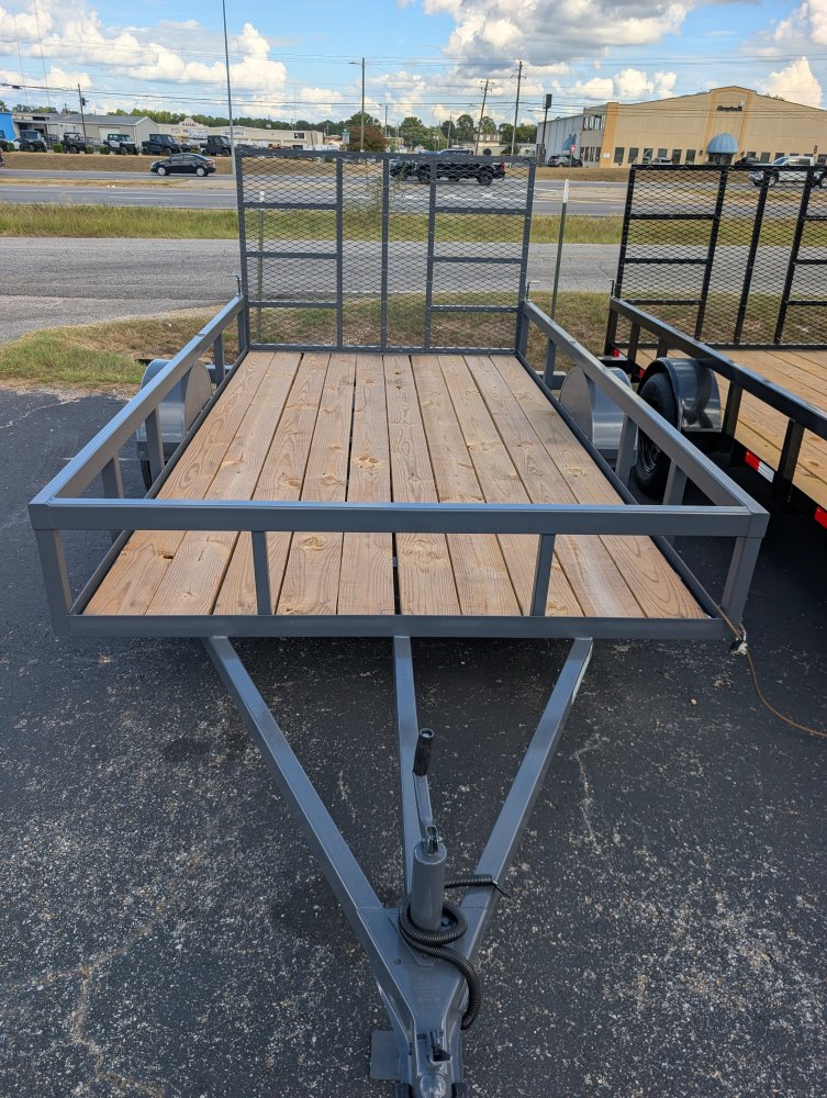 2026 NEXT GEN 6.5X12 Single 3.5k Axle Utility Trailer Tube Top Rail