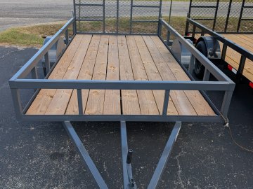 2026 NEXT GEN 6.5X12 Single 3.5k Axle Utility Trailer Tube Top Rail
