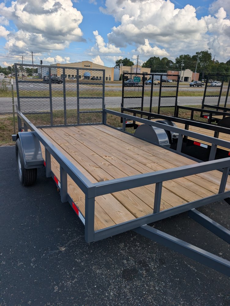 2026 NEXT GEN 6.5X12 Single 3.5k Axle Utility Trailer Tube Top Rail