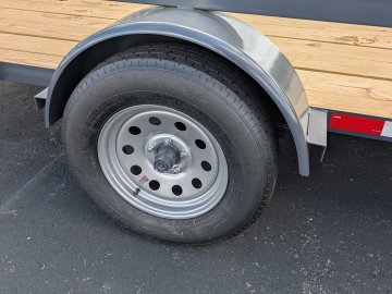 2026 NEXT GEN 6.5X12 Single 3.5k Axle Utility Trailer Tube Top Rail