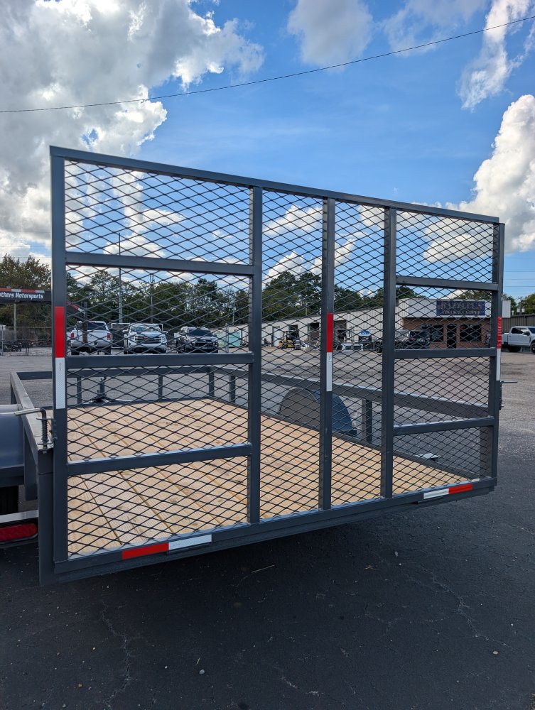 2026 NEXT GEN 6.5X12 Single 3.5k Axle Utility Trailer Tube Top Rail