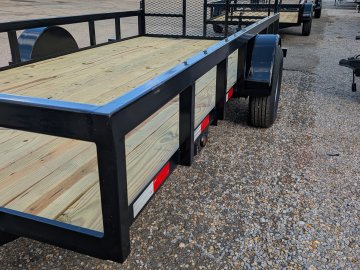 2027 Next Gen 6.5X14 Single 3.5k Axle Utility Trailer Tube Top Rail