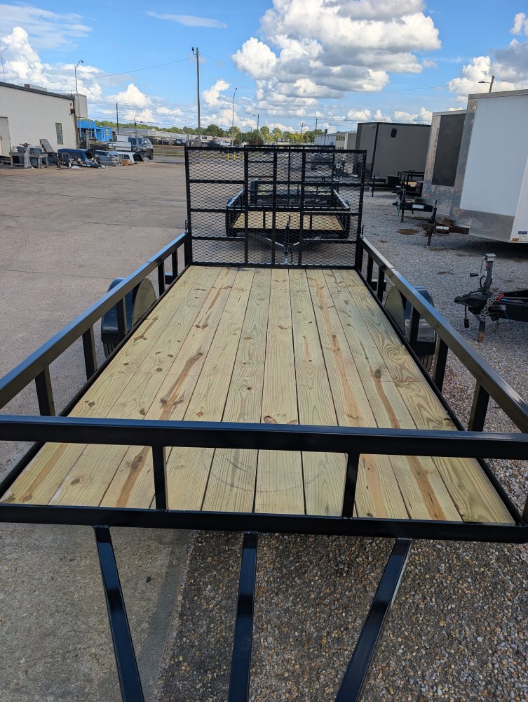 2027 Next Gen 6.5X14 Single 3.5k Axle Utility Trailer Tube Top Rail