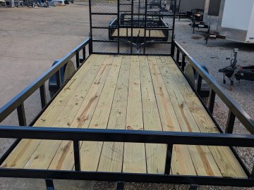 2027 Next Gen 6.5X14 Single 3.5k Axle Utility Trailer Tube Top Rail