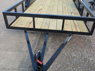2027 Next Gen 6.5X14 Single 3.5k Axle Utility Trailer Tube Top Rail