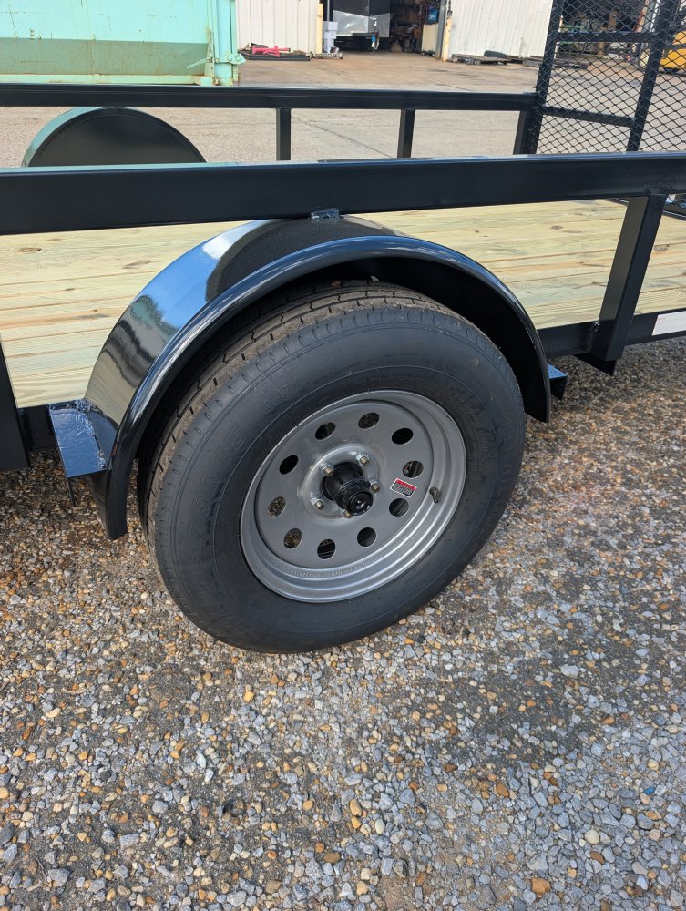 2027 Next Gen 6.5X14 Single 3.5k Axle Utility Trailer Tube Top Rail