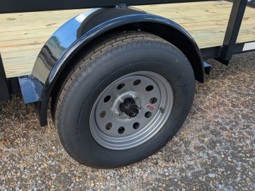 2027 Next Gen 6.5X14 Single 3.5k Axle Utility Trailer Tube Top Rail