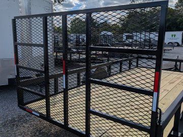 2027 Next Gen 6.5X14 Single 3.5k Axle Utility Trailer Tube Top Rail