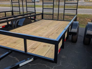2026 Next Gen 6.5X12 Single 3.5k Axle Utility Trailer Tube Top Rail