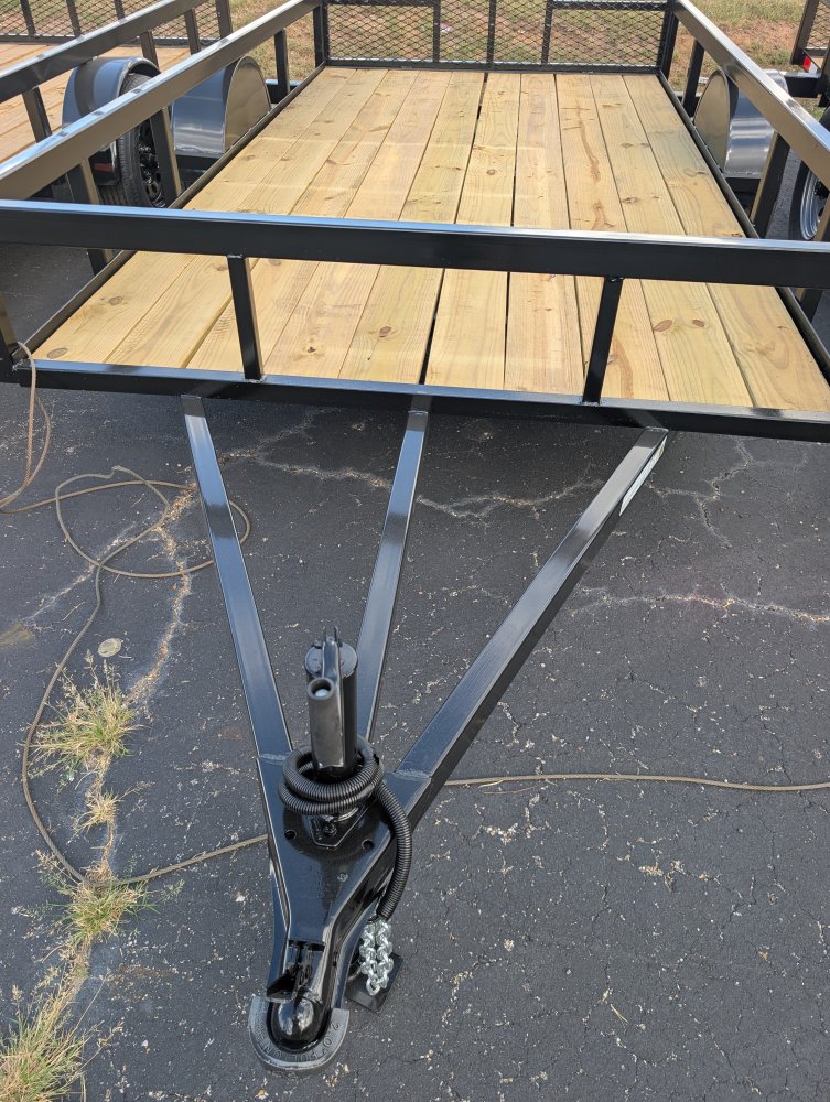 2026 Next Gen 6.5X12 Single 3.5k Axle Utility Trailer Tube Top Rail