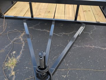 2026 Next Gen 6.5X12 Single 3.5k Axle Utility Trailer Tube Top Rail