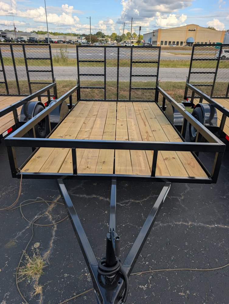 2026 Next Gen 6.5X12 Single 3.5k Axle Utility Trailer Tube Top Rail
