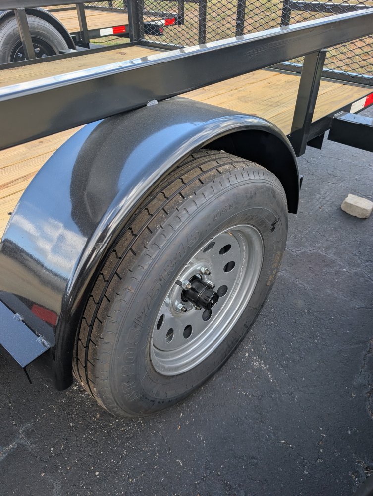 2026 Next Gen 6.5X12 Single 3.5k Axle Utility Trailer Tube Top Rail
