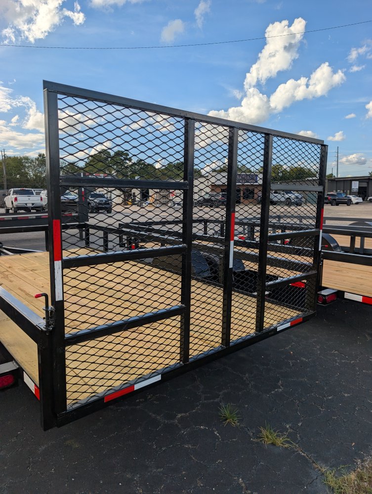 2026 Next Gen 6.5X12 Single 3.5k Axle Utility Trailer Tube Top Rail