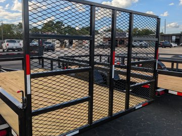 2026 Next Gen 6.5X12 Single 3.5k Axle Utility Trailer Tube Top Rail