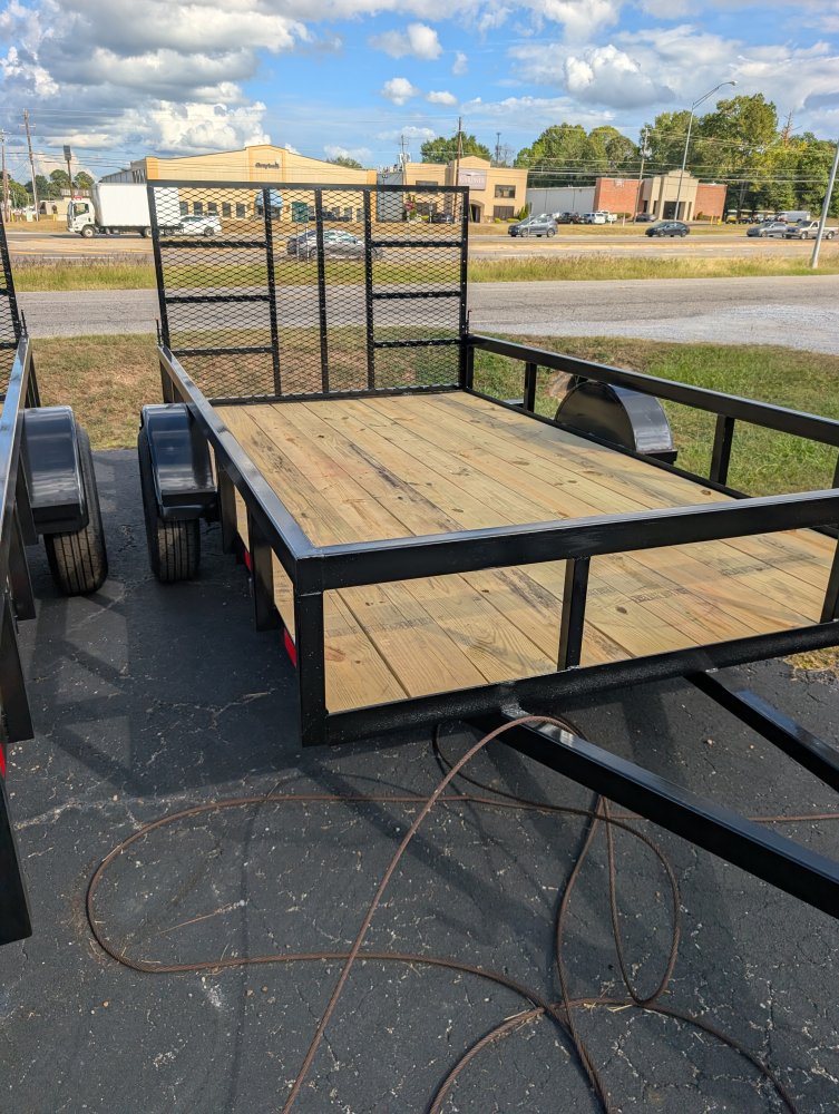 2027 Next Gen 6.5X12 Single 3.5K Axle Utility Trailer Tube Top Rail