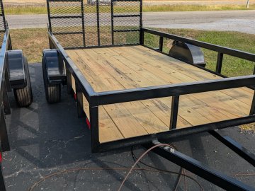2027 Next Gen 6.5X12 Single 3.5K Axle Utility Trailer Tube Top Rail