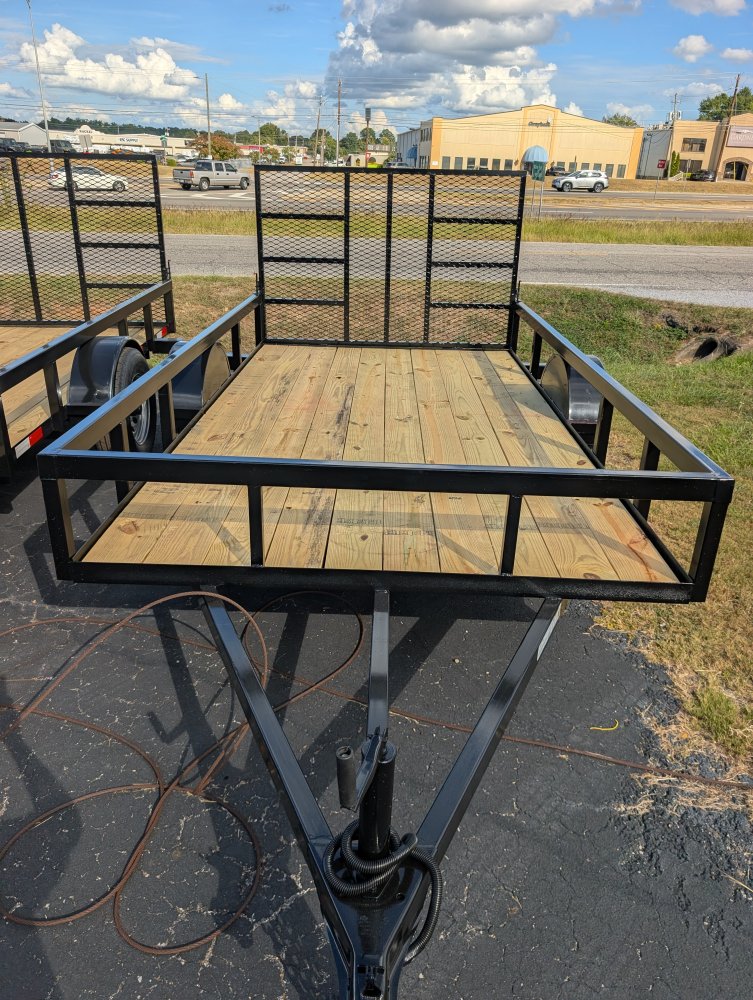 2027 Next Gen 6.5X12 Single 3.5K Axle Utility Trailer Tube Top Rail