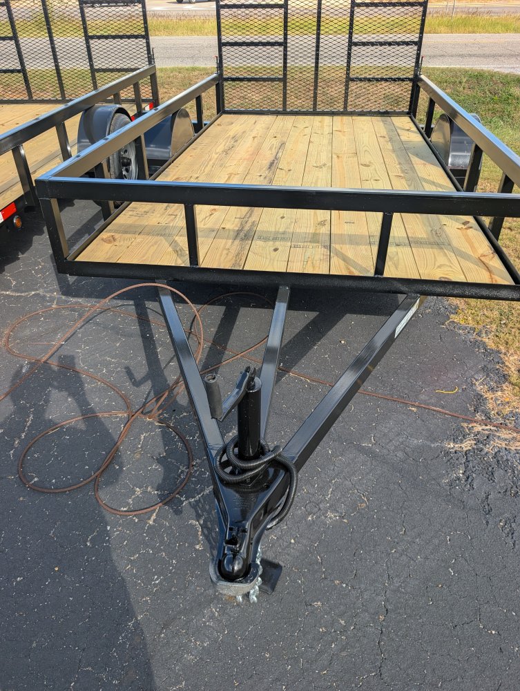 2027 Next Gen 6.5X12 Single 3.5K Axle Utility Trailer Tube Top Rail