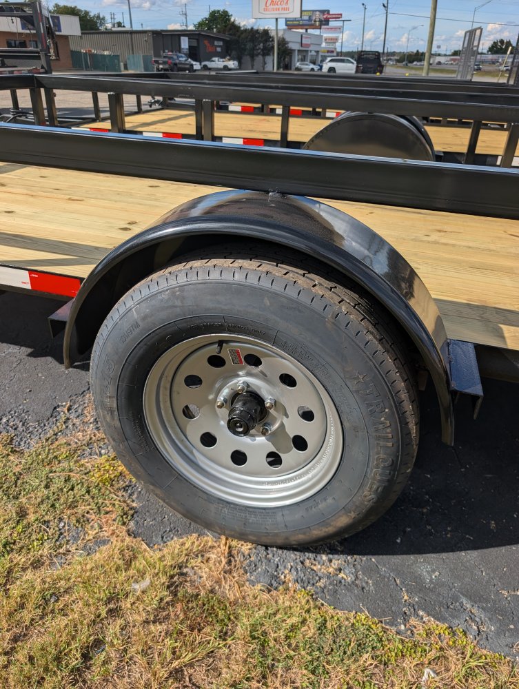 2027 Next Gen 6.5X12 Single 3.5K Axle Utility Trailer Tube Top Rail