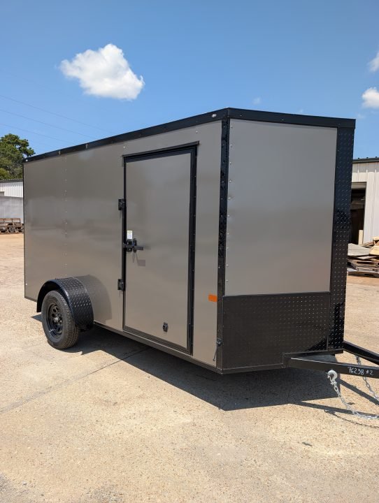 2027 ROCK SOLID CARGO 6 x 12 SINGLE 3.5K AXLE CARGO TRAILER W/ BLACKOUT