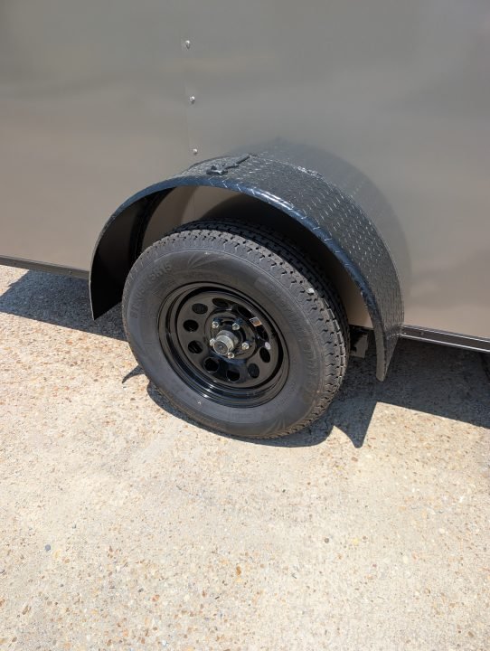 2027 ROCK SOLID CARGO 6 x 12 SINGLE 3.5K AXLE CARGO TRAILER W/ BLACKOUT