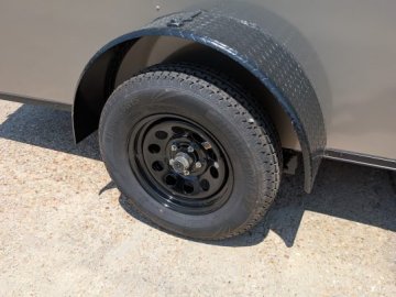 2027 ROCK SOLID CARGO 6 x 12 SINGLE 3.5K AXLE CARGO TRAILER W/ BLACKOUT