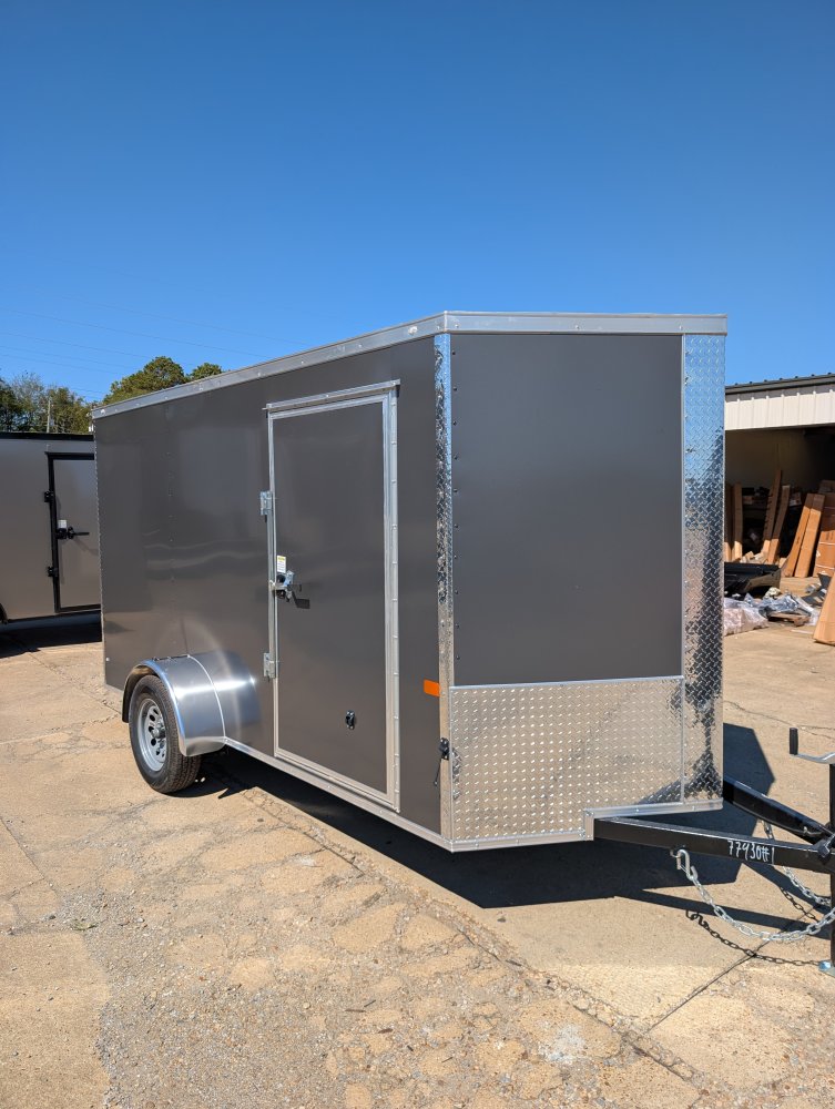 2027 ROCK SOLID CARGO 6 x 12 SINGLE 3.5K AXLE CARGO TRAILER W/ BLACKOUT