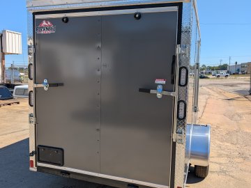 2027 ROCK SOLID CARGO 6 x 12 SINGLE 3.5K AXLE CARGO TRAILER W/ BLACKOUT