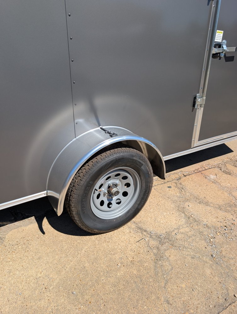 2027 ROCK SOLID CARGO 6 x 12 SINGLE 3.5K AXLE CARGO TRAILER W/ BLACKOUT