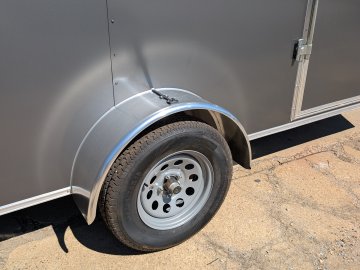 2027 ROCK SOLID CARGO 6 x 12 SINGLE 3.5K AXLE CARGO TRAILER W/ BLACKOUT