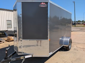 2027 ROCK SOLID CARGO 6 x 12 SINGLE 3.5K AXLE CARGO TRAILER W/ BLACKOUT