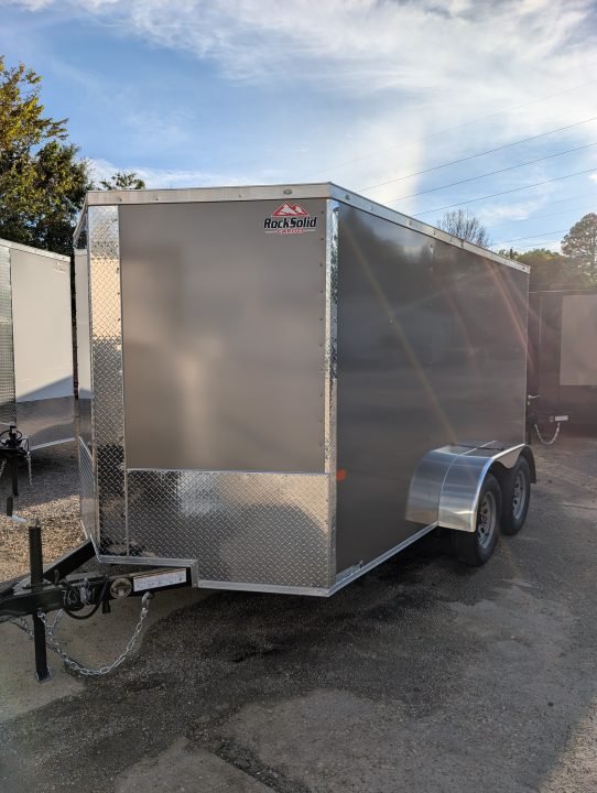 Rock Solid Cargo 7 x 12 Tandem 3.5k Axle Cargo / Enclosed Trailer