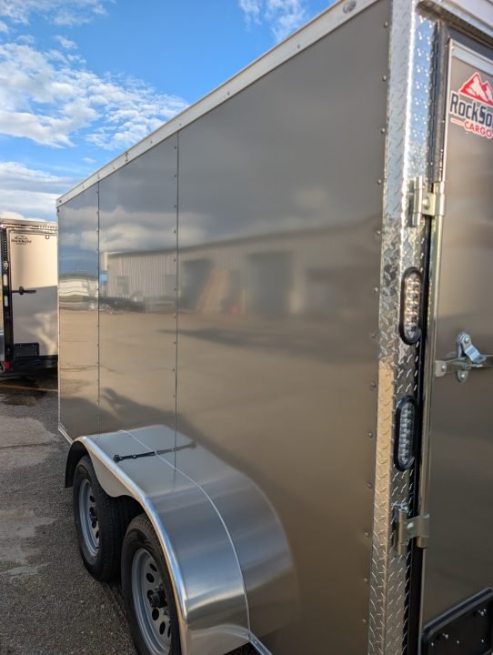 Rock Solid Cargo 7 x 12 Tandem 3.5k Axle Cargo / Enclosed Trailer