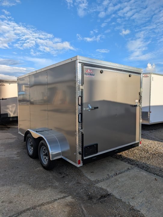 Rock Solid Cargo 7 x 12 Tandem 3.5k Axle Cargo / Enclosed Trailer