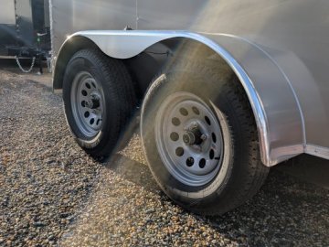 Rock Solid Cargo 7 x 12 Tandem 3.5k Axle Cargo / Enclosed Trailer