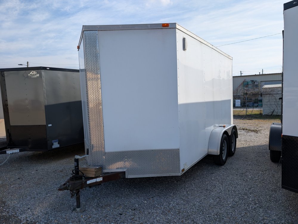 HURRICANE CARGO 7X12 TANDEM 3.5K AXLE CARGO TRAILER