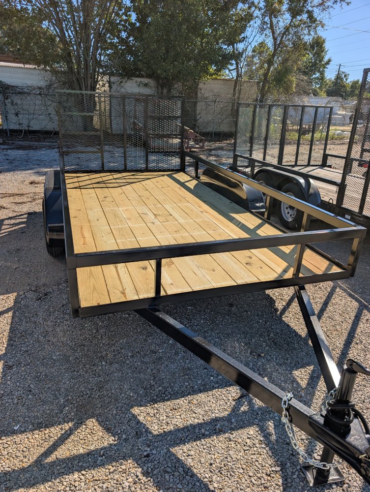2027 NEXT GEN 7x14 Tandem 3.5k Axle Utility Trailer Tube Top